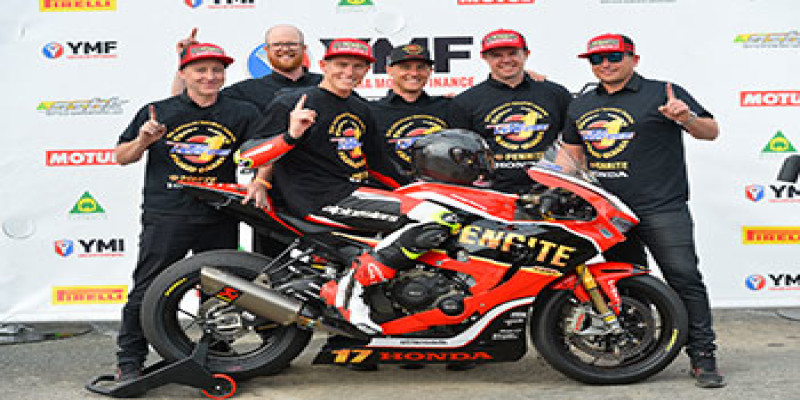 Herfoss clinches ASBK championship for Penrite Honda Racing